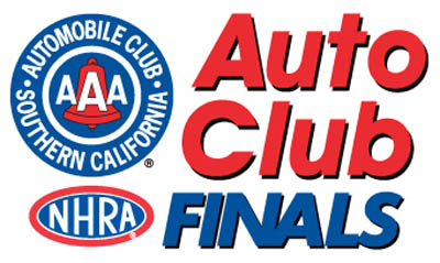 57th annual Auto Club NHRA Finals logo